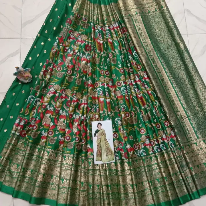 Paithan print saree..chipping extra uploaded by business on 8/23/2023