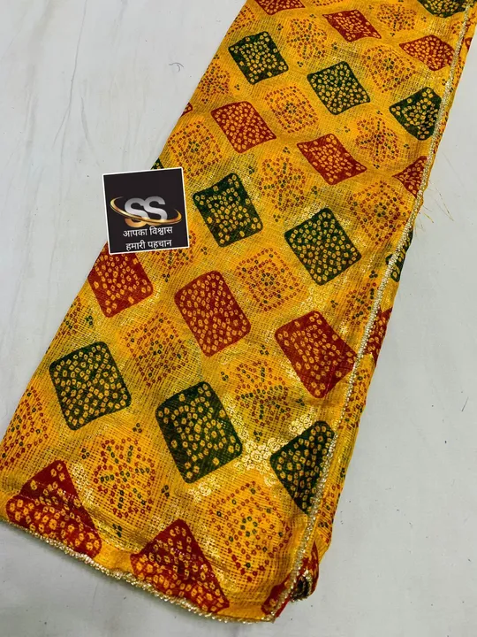 Hello everyone see today's  new collection of Exclusive saree cotton best fabric guarantee  _*beauti uploaded by Marwadi Businessmen on 8/23/2023