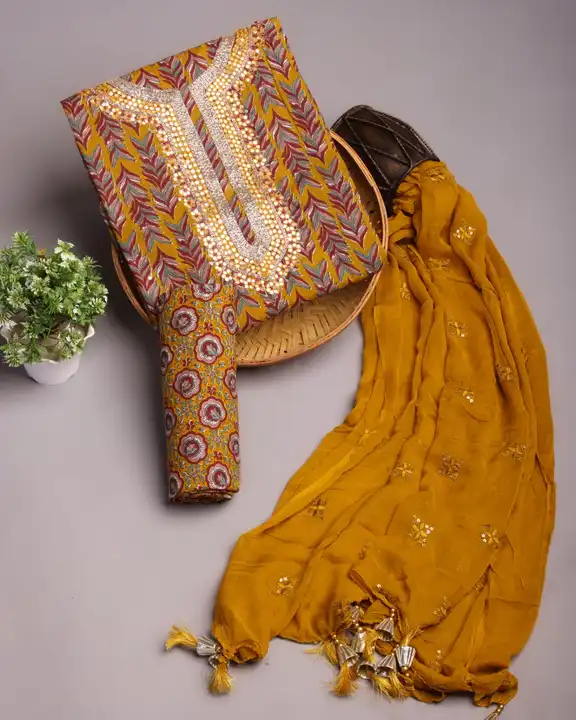 Cotton suit uploaded by Bagru Hand Block Print Jaipur on 8/23/2023