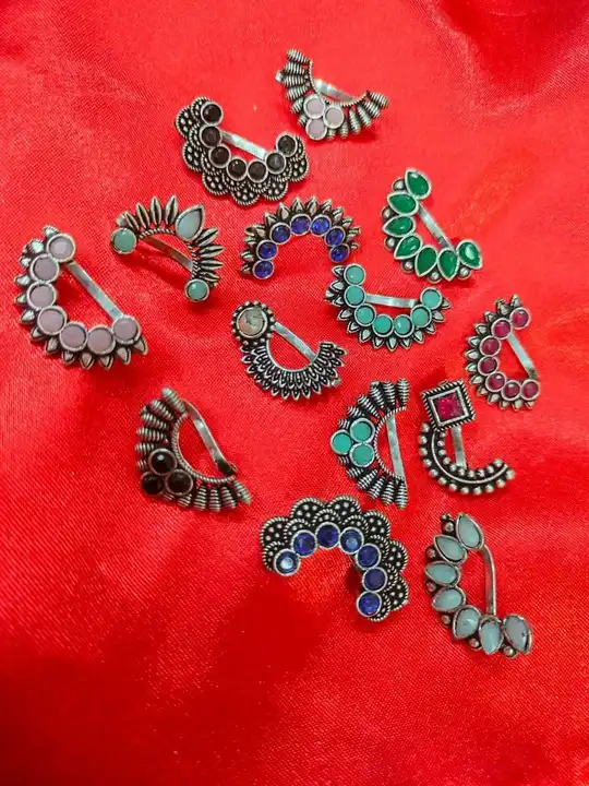Maharashtrian nosepin minimum 12 psc uploaded by Deepsha Jewellery on 8/23/2023