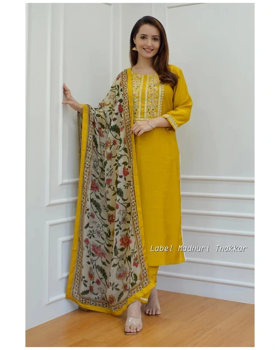Kurta pant and dupatta set  uploaded by Aleexa Outlet on 8/23/2023