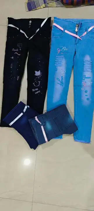 Denim girl's jeans 👖 uploaded by IQRA Gatments on 8/23/2023