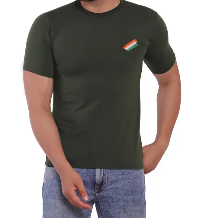 Embroidery Commando tshirt half sleeve  uploaded by Attri Enterprise on 8/23/2023