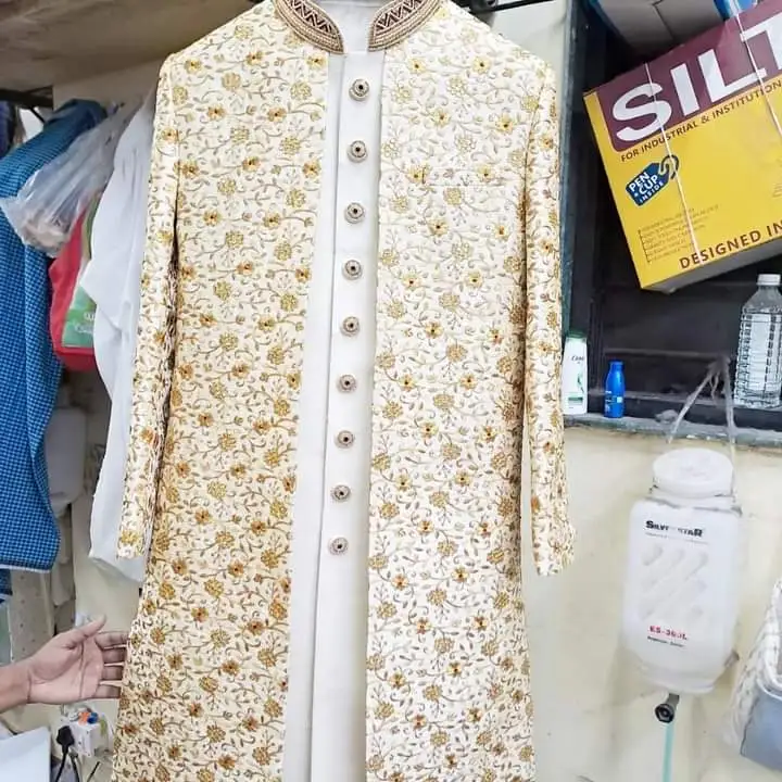 Post image Open jacket attech indo sherwani in 34 to 48 size always available in other design