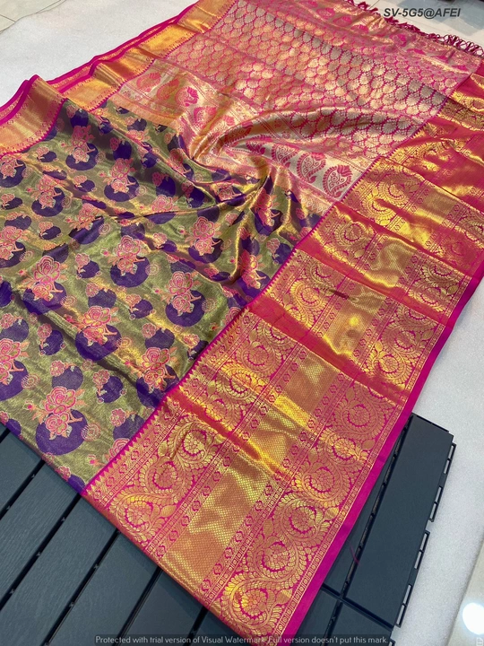 Pure kanjivaram silk  uploaded by business on 8/23/2023