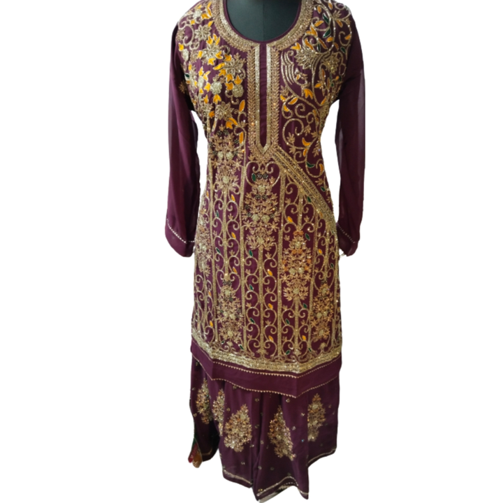 Ladies Panjabi suit with flaper  uploaded by business on 8/23/2023