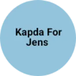 Business logo of Kapda for jens
