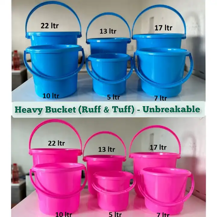 Heavy bucket Unbreakable  uploaded by Sofiya plastic on 8/23/2023