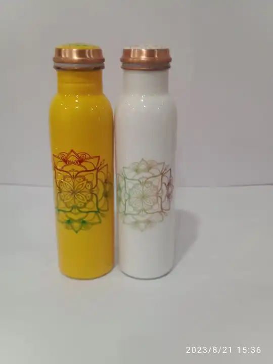 Mandala Copper Water Bottle  uploaded by Suranas Kitchen Solution  on 8/23/2023
