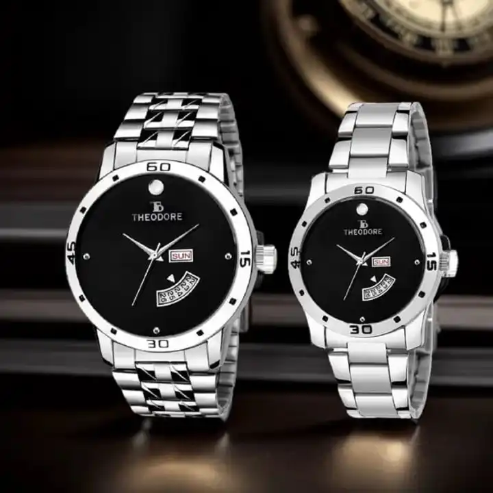 Date and Day Stainless Steel Watches uploaded by business on 8/23/2023