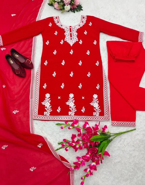 New febric kurti pent uploaded by Naved Garments on 8/23/2023