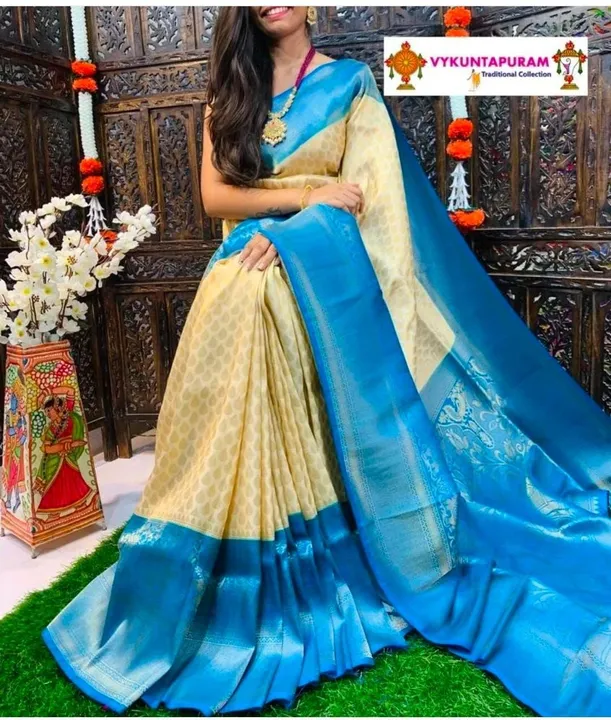 🔥 *Presenting Enchanting Yet Breathable Organic Banarasi Sarees For Intimate And Big Fat Indian Wed uploaded by BOKADIYA TEXOFIN on 8/23/2023