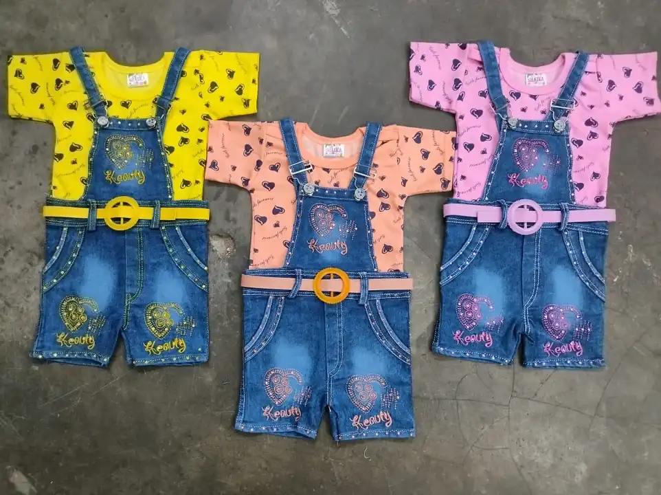 GIRLS DUNGAREES  uploaded by business on 8/23/2023
