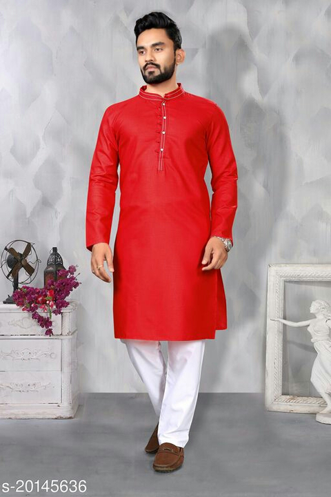 *One time deals*
😍😍😍😍😍😍😍😍
Mens kurta
Cotton fabric
Size=32*44 mix
Min order=50 pieces 
Main  uploaded by Shubharambh on 8/23/2023