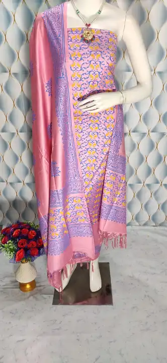 Modal silk suits  uploaded by WeaveMe India on 8/23/2023