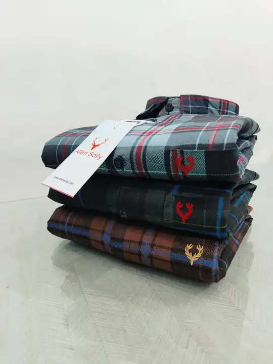 *MENS FULL SLEEVE  CHECK SHIRTS*

*PREMIUM QUALITY*

*FABRIC LAFFER TWILL*

*👔BRAND ALLEN SOLLY*

* uploaded by Shubharambh on 8/23/2023