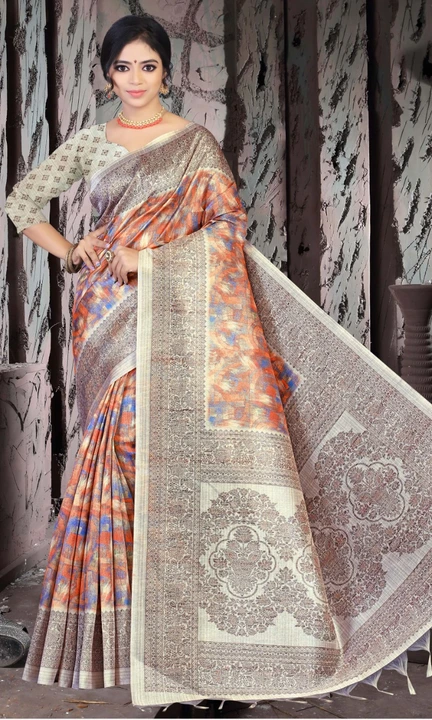 Digitally printed cotton saree  uploaded by N K SAREES  on 8/24/2023