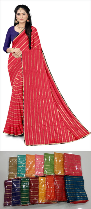 Fancy Kumari silk Foil print lining dzn saree  uploaded by business on 8/24/2023