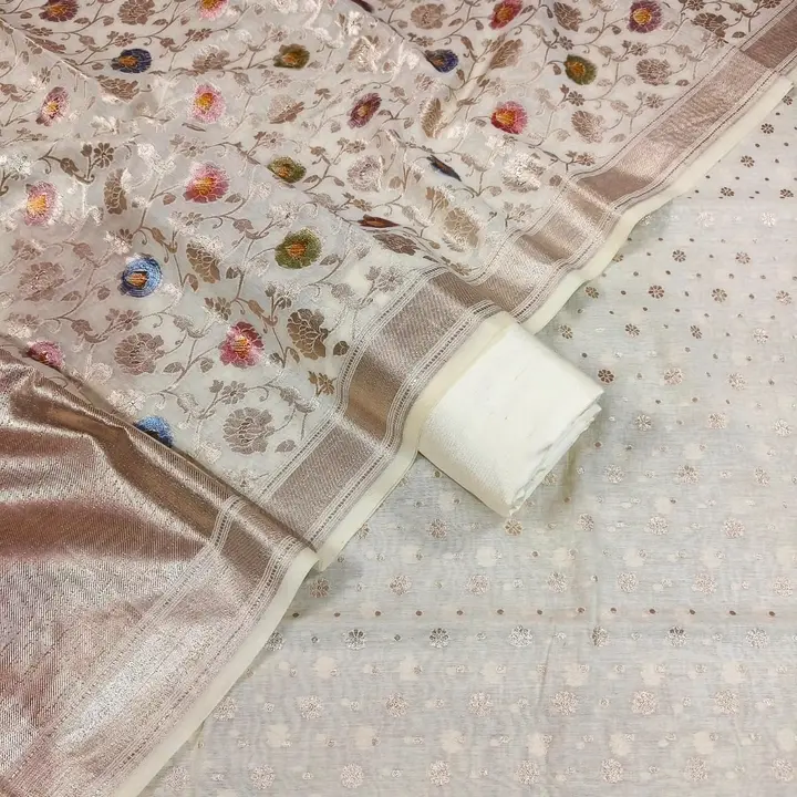 Banarasi Mercerised Silk Suits  uploaded by REGALIA WEAVERS ENTERPRISES on 8/24/2023