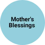 Business logo of Mother's blessings