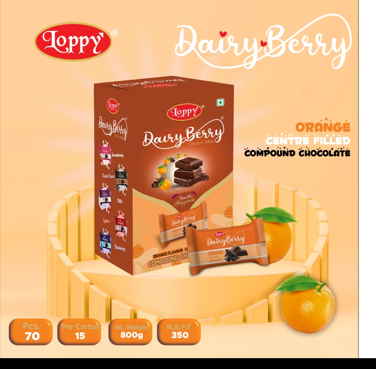 Dairy berry Centre filled flavours chocolate  uploaded by Maadhav Enterprises on 8/24/2023