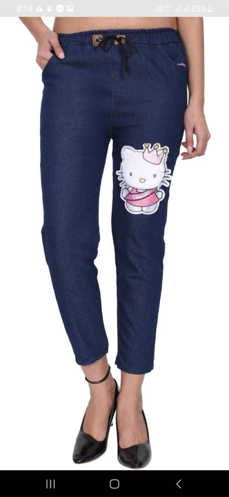 Hello kitty jogger jeans  uploaded by business on 8/24/2023