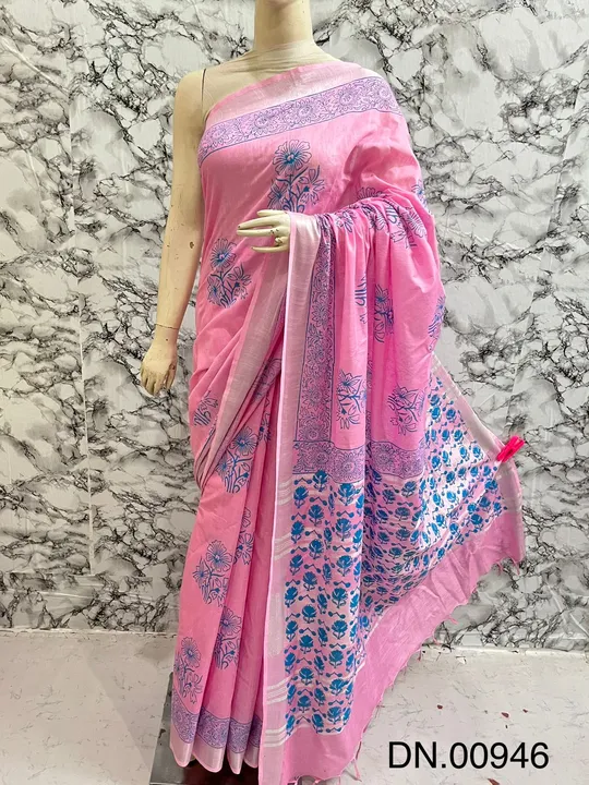 Printed Cotton Saree  uploaded by RI Handloom Textile on 8/24/2023