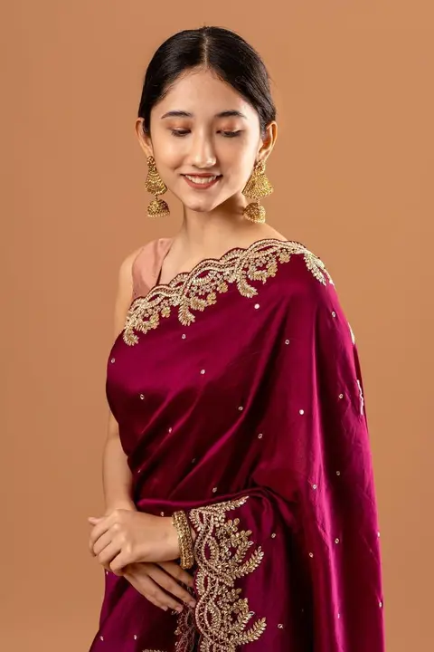 Party wear saree kk uploaded by business on 8/24/2023