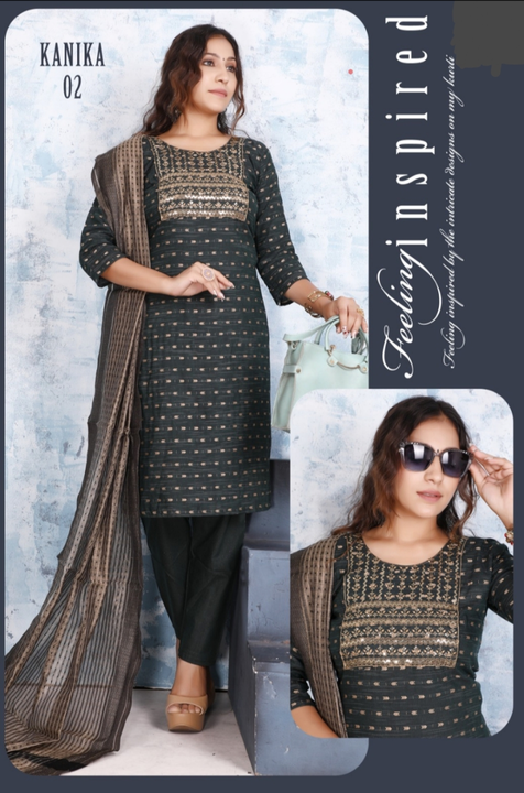 Cotton Pant pair with dupatta  uploaded by Rudra Collection on 8/24/2023