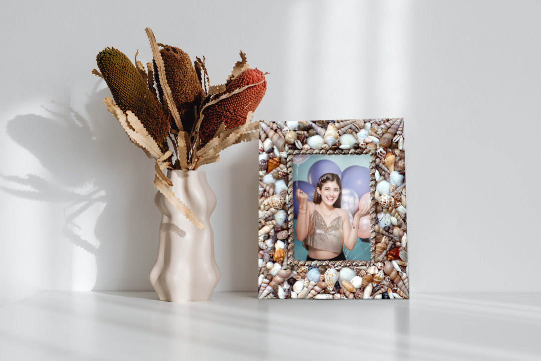 Natural Sea Shell photo frames 🌿 uploaded by C-CELL on 8/24/2023