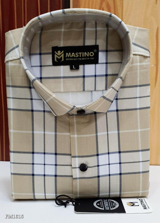 Catalog Name: *Premium Lycra Check Shirts*

*M MASTINO*\n\n*PREMIUM LYCRA CHECK SHIRTS \uD83D\uDC54* uploaded by Aapal gharch dukan  on 8/25/2023