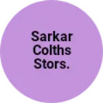 Business logo of Sarkar colths stors. Itahar