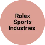 Business logo of Rolex sports industries
