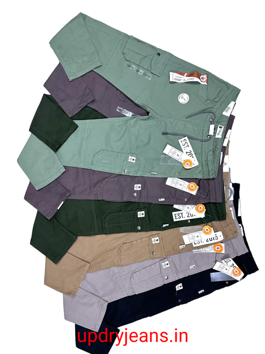 Showroom quality six pocket joggers cargo stretch  uploaded by UPDRY INTERNATIONAL COMPANY  on 8/25/2023