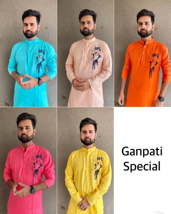 Ganpati special kurtas  uploaded by business on 8/25/2023