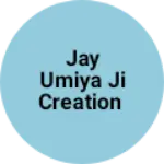 Business logo of Jay Umiya ji creation