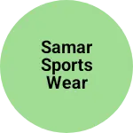 Business logo of Samar Sports Wear