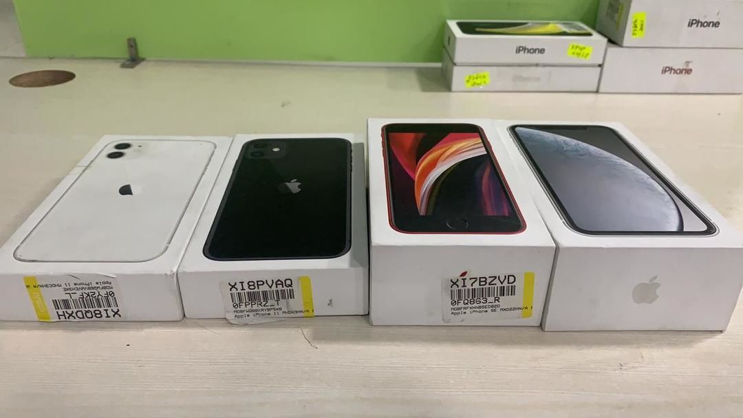 Post image *IPhone Available* *With Apple Warranty*
*SE 64GB 26500*
*SE 128GB 31000*
*XR 64GB 34500*
*XR 128GB 38500*
*11 64GB 45000*
*11 128GB 50000*