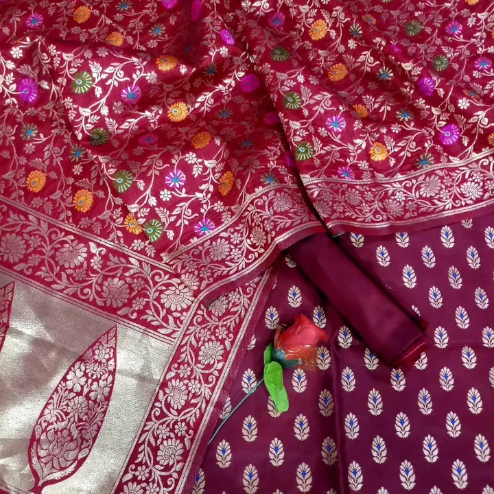 Banarasi Matka Silk Suits  uploaded by REGALIA WEAVERS ENTERPRISES on 8/25/2023