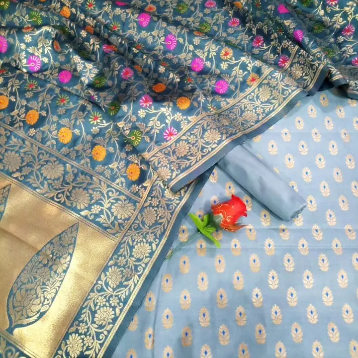 Banarasi Matka Silk Suits uploaded by REGALIA WEAVERS ENTERPRISES on 8/25/2023