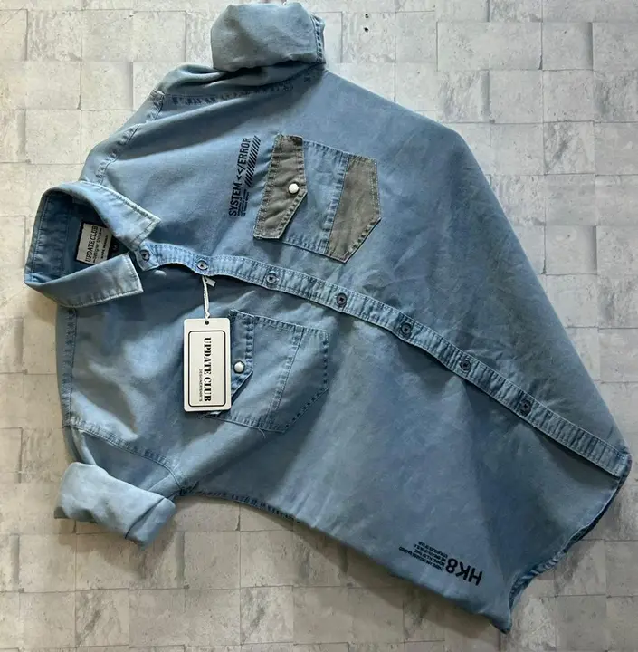 DENIM SHIRTS PREMIUM QUALITY  uploaded by Faateh Export 📞 on 8/25/2023