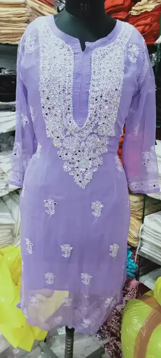 Lucknowi kurti  uploaded by Cotton house on 8/25/2023