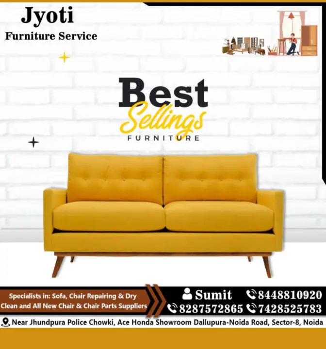Visiting card store images of Jyoti Furniture service