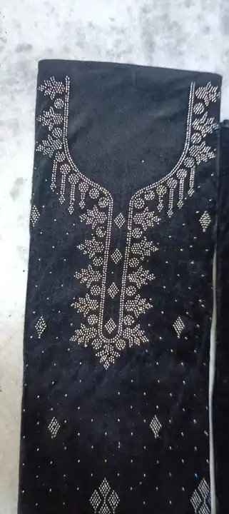 Shehneel velvet black  uploaded by Indian Spark textile on 8/25/2023