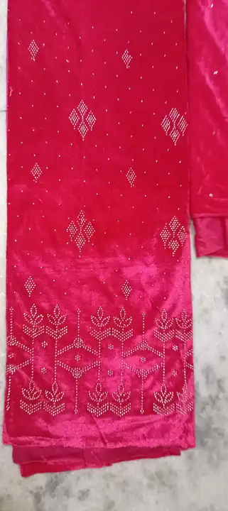 Shehneel velvet Rani  uploaded by Indian Spark textile on 8/25/2023