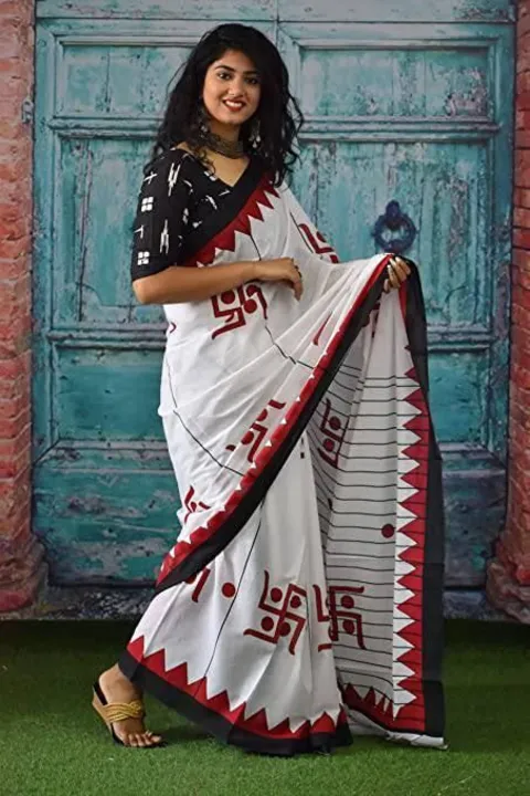Cotton saree uploaded by Fabric point on 8/25/2023
