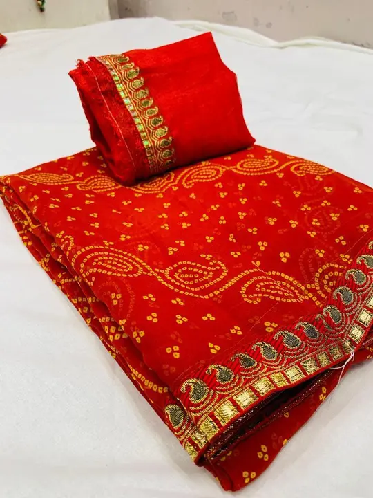 Bandhni saree  uploaded by Metro Textiles on 8/25/2023