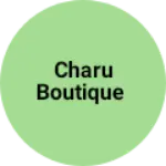 Business logo of Charu boutique