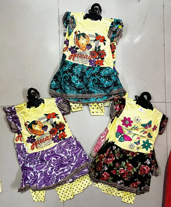 Girls set wholesale  size 1 to 3 year min 500 orde uploaded by business on 8/25/2023