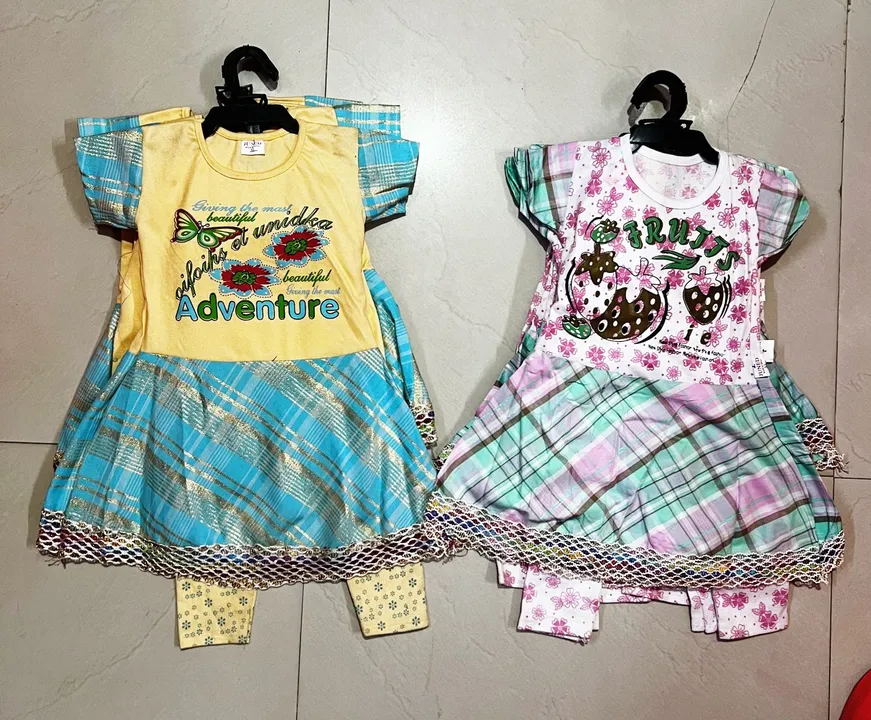 Girls set wholesale  size 1 to 3 year min 500 orde uploaded by Classic wear on 8/25/2023